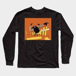 Late afternoon crowing Long Sleeve T-Shirt